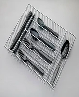 Ornative Kaede 42-Pc. Flatware Set with Wire Caddy, Service for 8