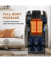 Massage Chair Recliner with Zero Gravity with Full Body Air Pressure 5 Preset Auto Modes