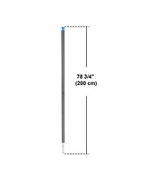Yescom Universal Trampoline Replacement Enclosure Poles Accessories with Clamp and Hardware 2 Packs Fits Straight Pole Trampoline