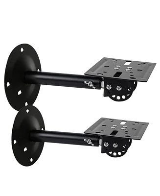5 Core Speaker Wall Mounts 2 Pack • Rotatable Angle • Universal Large Bookshelf Mounting Bracket Wst 01 Pair