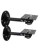 5 Core Speaker Wall Mounts 2 Pack • Rotatable Angle • Universal Large Bookshelf Mounting Bracket Wst 01 Pair