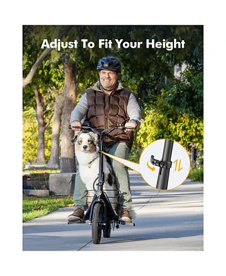 650W Electric Scooter with Seat for Heavy Adults up to 300LB