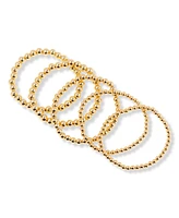 brook & york Gold Plated Makenna Xl Bracelet Set