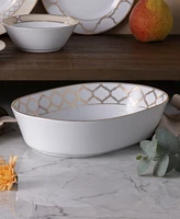 Noritake Eternal Palace Gold Oval Vegetable Bowl, 32 Oz