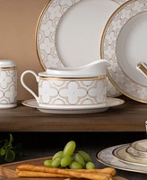 Noritake Trefolio Gold Gravy W/ Tray, 16 Oz.