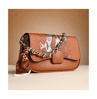 Women's The Coilmark Curve Hand Bag - Terracotta Brown