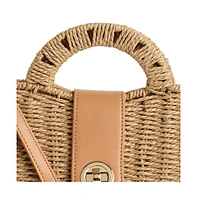 Women's The Basket Hand Bag - Khaki Brown