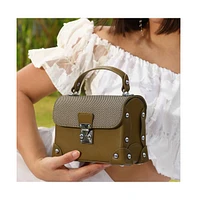 Women's The Trunk Hand Bag - Olive Green