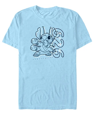 Lilo Stitch Men's Stitch 2 Six Short Sleeve T-Shirt