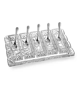 Godinger Dublin Multi 2 Piece Serving Set with Tray & Spoons
