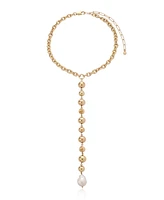 Ettika Deep Drop Lariat Necklace