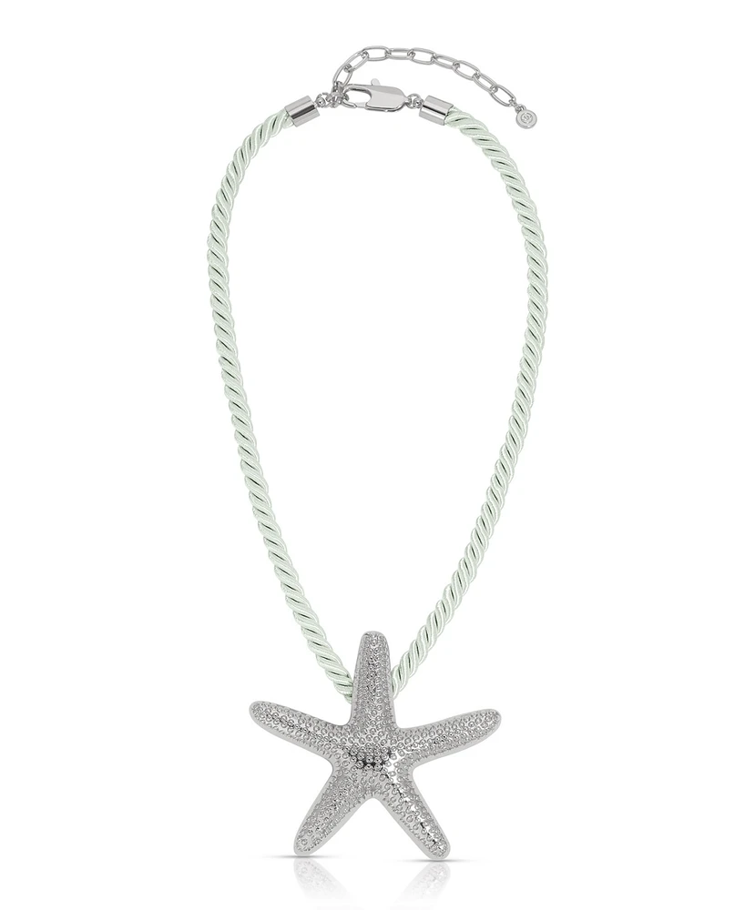 Ettika Starfish Statement Pendant Necklace