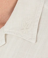 Hurley Men's Laguna Camp Embroidered Short Sleeve Shirt