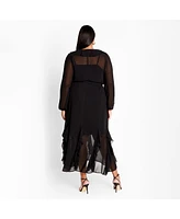 City Chic Women's Bridgette Maxi Dress