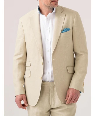 Koy Clothing Men's Linen Wool Silk Blend Blazer