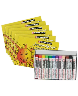 Sakura Cray-Pas Junior Artist Oil Pastels, 6 Sets of 12
