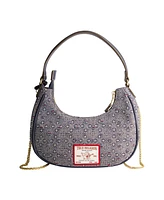 True Religion Striped Denim Small Hobo