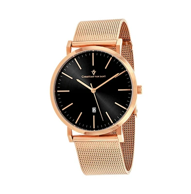 Christian Van Sant Men's Paradigm Black Dial Watch - CV4321