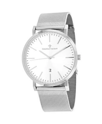 Christian Van Sant Mens Paradigm Silver Dial Watch Cv4323