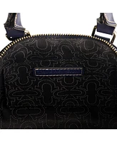 True Religion Frayed Denim Horseshoe Satchel