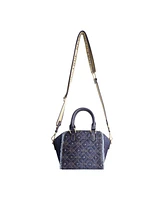 True Religion Frayed Denim Mini Satchel