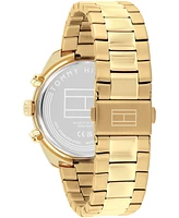 Tommy Hilfiger Men's Chronograph Gold Tone Stainless Steel Bracelet Watch, 40mm