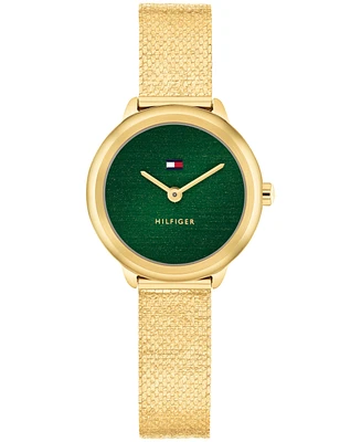 Tommy Hilfiger Women's Quartz Gold Tone Stainless Steel Mesh Bracelet Watch