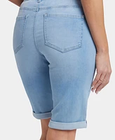 Nydj Women's Briella Denim Shorts with Roll Cuffs