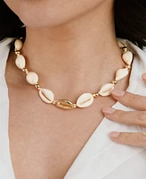 Ettika Out to Sea Cowrie Shell Choker Necklace