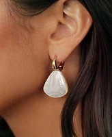 Ettika Sun-Kissed Mother of Pearl Drop Earrings