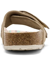 Birkenstock Women's Oita Nubuck-Suede Leather Printed Footbed Sandals from Finish Line