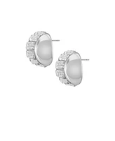 Vince Camuto Baguette Crystal Stud Earrings