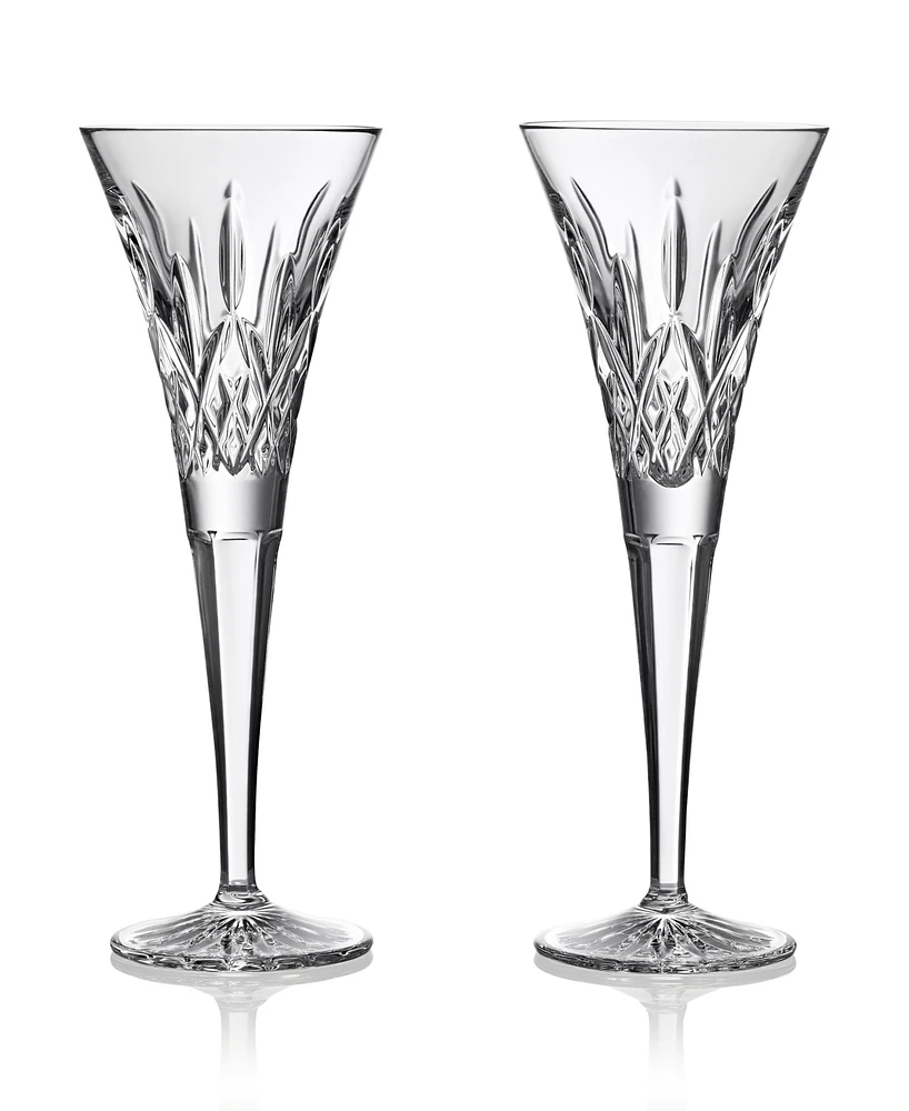 Waterford Lismore Toasting Flute, Set of 2
