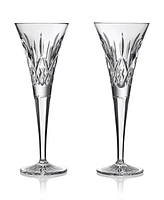 Waterford Lismore Toasting Flute, Set of 2