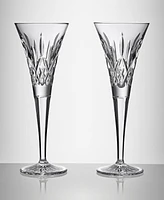 Waterford Lismore Toasting Flute, Set of 2