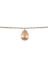 Rachel Rachel Roy Gold Tone Long Teardrop Pendant Necklace