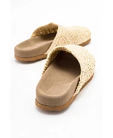 Prologue Shoes Loop Woven Slide Sandal (Women)
