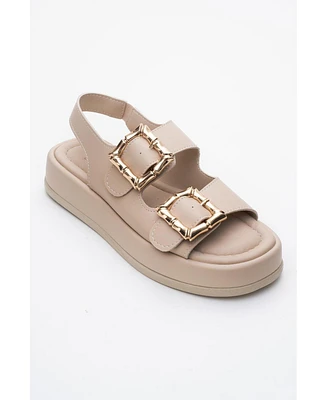 Prologue Shoes Slope Double Strap Sandal (Women)
