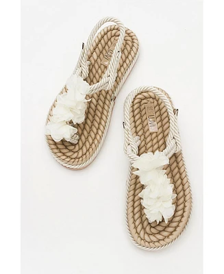 Prologue Shoes Santra Lace-Up Thong Sandals (Women)