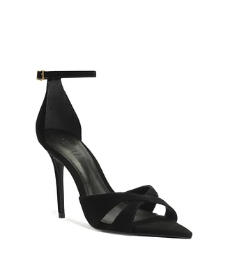 Schutz Women's Hilda Leaf Strappy Pointy Toe Sandals