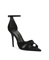 Schutz Women's Hilda Leaf Strappy Pointy Toe Sandals