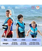 Quiksilver Life Vest Uscg Approved Life Jacket, Evoprene Pfd Personal Flotation Device