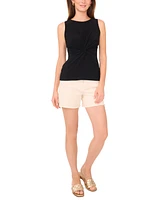 Vince Camuto Women's Solid Twist-Front Sleeveless Top