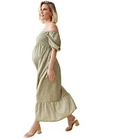 Ingrid + Isabel Maternity Shower Maxi Dress