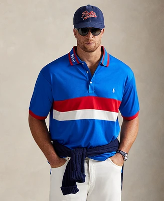 Polo Ralph Lauren Men's Big & Tall Striped Soft Cotton Shirt