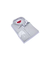 Elie Balleh Little Boys Grey Button-Down Slim Fit Shirt