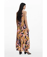 Desigual Women's Crinkled effect midi dress