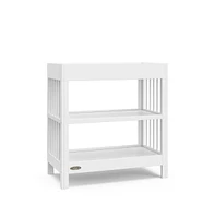Graco Teddi Changing Table with Water-Resistant Changing Pad - White