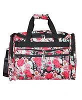 World Traveler Floral 16-Inch Gym Bag Duffle