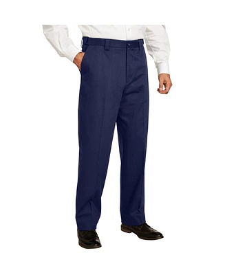 KingSize Big & Tall Classic Fit Wrinkle-Free Expandable Waist Plain Front Pants